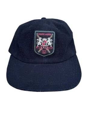 Vintage Polo Ralph Lauren Est 1967 Wool Long Bill Hat (Size XL)